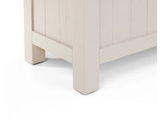 Aspen Grey Storage Bench - leg