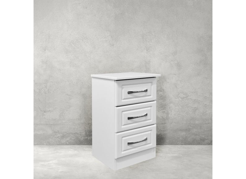 Slaney Three Drawer Bedside