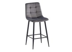 Bella Velvet Grey Chairs - 1