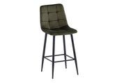 Bella Velvet Juniper Green Chair - 1