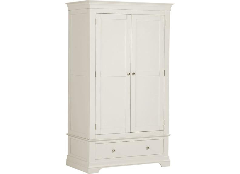 Bordeaux Ivory Two Door Wardrobe - 1
