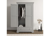 Bordeaux Two Door Wardrobe - room - open