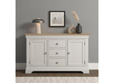 Bordeaux Ivory Large Sideboard (WBF) – Elegant Storage Cabinet for Dining & Living Spaces