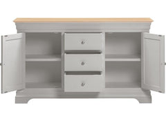 Bordeaux Grey Large Sideboard (WBF) – Elegant Storage Cabinet for Dining & Living Spaces