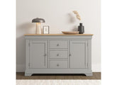 Bordeaux Grey Large Sideboard (WBF) – Elegant Storage Cabinet for Dining & Living Spaces