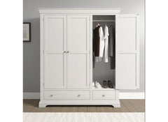 Bordeaux Triple Ivory Wardrobe - room