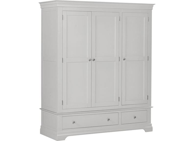 Bordeaux Grey Triple Wardrobe - 1