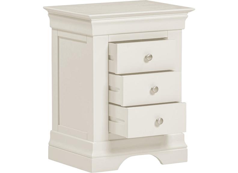Bordeaux Ivory Bedside - open