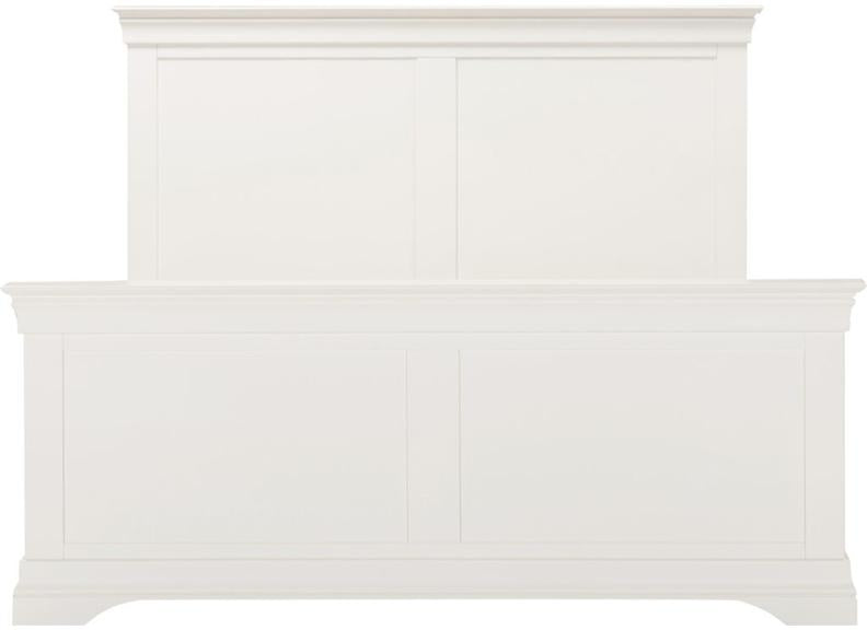 Bordeaux Ivory Bed Frame - end view