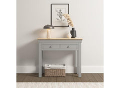 Bordeaux Pebble Grey Console Table - room