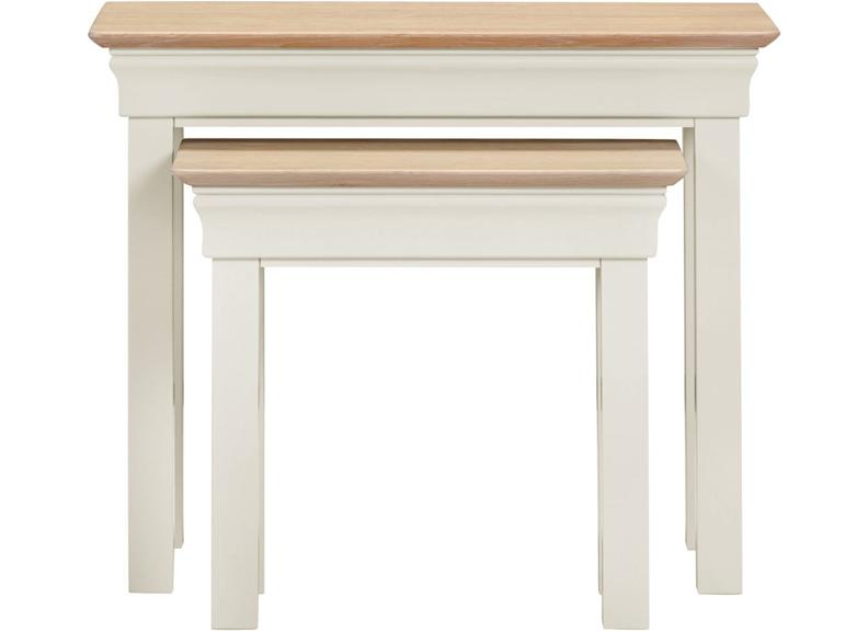 Bordeaux Ivory Table Nest -side