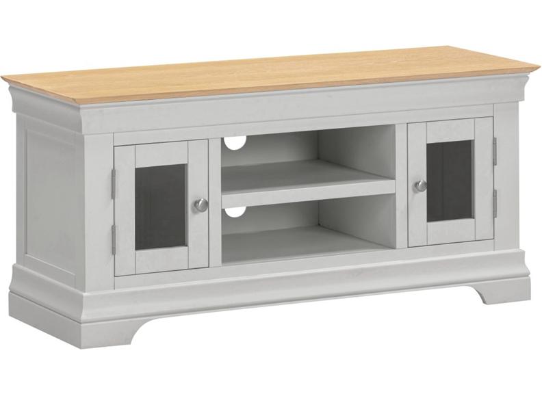 Bordeaux Grey Small TV Stand -1