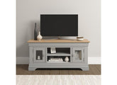 Bordeaux Grey Small TV Stand - room