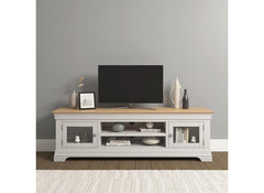 Bordeaux Ivory Long TV Stand - room