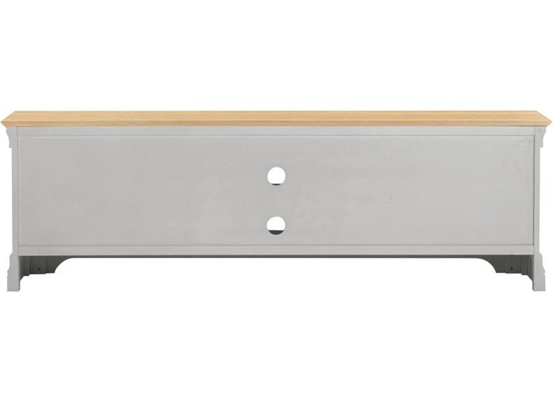 Bordeaux Grey Long TV Stand - rear