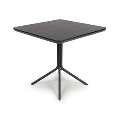 Boston Square Table 800 x 800mm - Black - Image 2