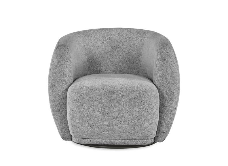 Bowline Grey Swivel Tub Chair - front