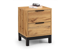 Bali Two Drawer Bedside - 1