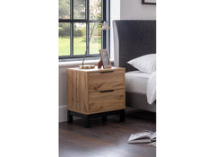 Bali Two Drawer Bedside