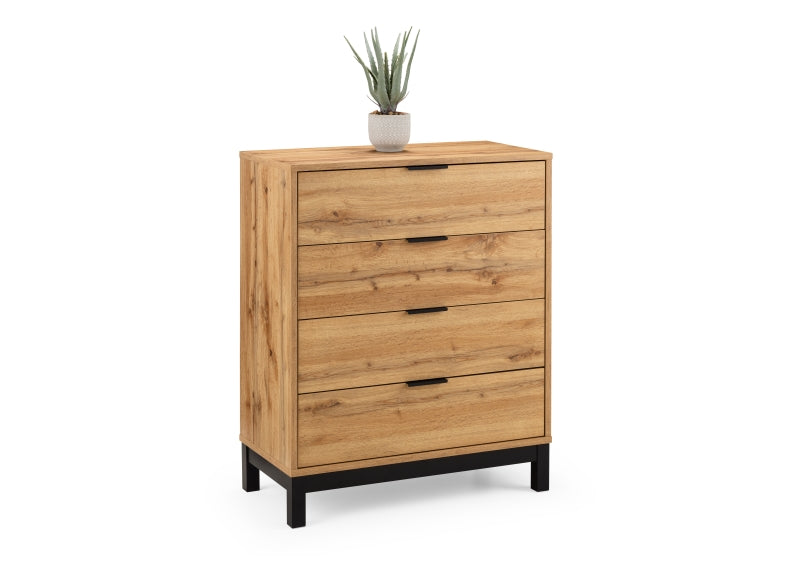 Bali Four Drawer Chest Of Drawers - 1