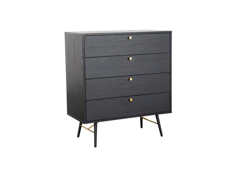 Barcelona Black Bedroom Chest