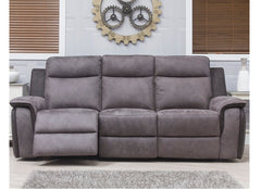 Benetti Charcoal 3RR Sofa W/Optional Console
