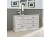 Bordeaux Cotton Six Drawer Chest - room