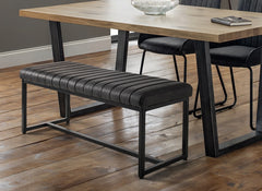 Brooklyn Padded Seat Dining Bench - 1