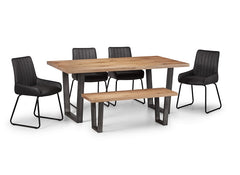 Brooklyn Light Oak Dining Room With Soho Chairs