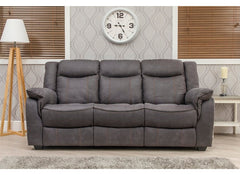 Brooklyn Charcoal Three Seat Sofa