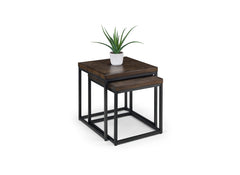 Brooklyn Dark Oak Nest Of Lamp Tables