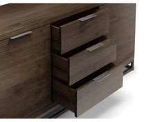 Brooklyn Dark Oak Sideboard - drawers
