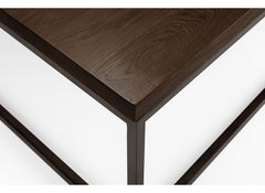 Brooklyn Dark Oak Coffee Table - detail