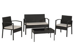 Cedar Rattan Dining- outdoor set - c/o