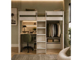 Celeste High Sleeper Bed With Nordic Wood Frame | Contemporary Space Saving Loft Bed (Pre-Order Only)