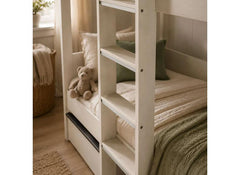 Celeste Bunk Bed With Nordic Wood Frame | Contemporary Space Saving Bunk Bed With Drawers (Pre-Order Only)