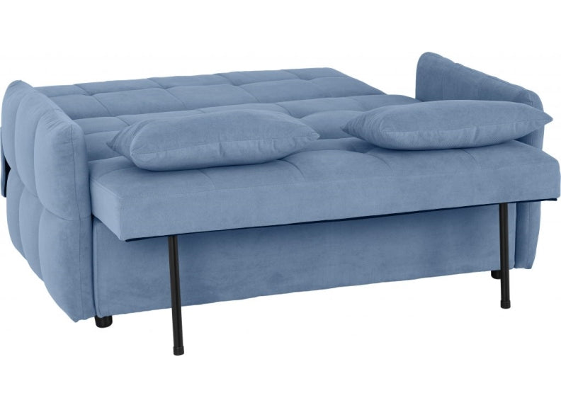 Chelsea Blue Sofa Bed - open