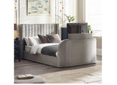 Clara Grey Fabric TV Storage Beds