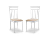 Two Coast White Dining Chairs