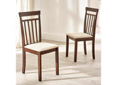 Two Coast Walnut Dining Chairs
