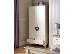 Cameo Stone White Wardrobe - room