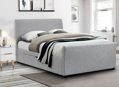 Capri Grey Bed W/Drawers