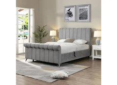 Carlow Side-Lift Velvet Storage Bed