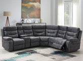 Carrie Sectional Manual Reclining Sofa
