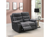 Carrie Grey Velvet Two Seat Sofa - room