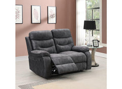 Carrie Grey Velvet Two Seat Sofa - room