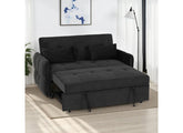 Chelsea Black Fabric Sofa Bed
