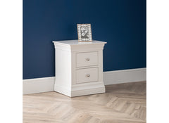 Clermont White Bedside - room