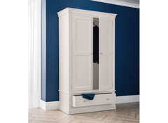 Clermont Grey Wardrobe - room