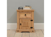 Corona Pine One Door Bedside - room